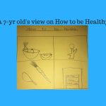 A 7-year old’s view on “How to Be Healthy”