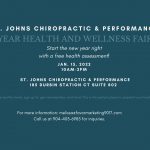 St. Johns Chiropractic and Performance New Year Health and Wellness Fair